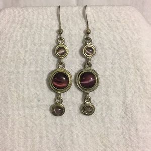 Lia Sophia purple earrings.